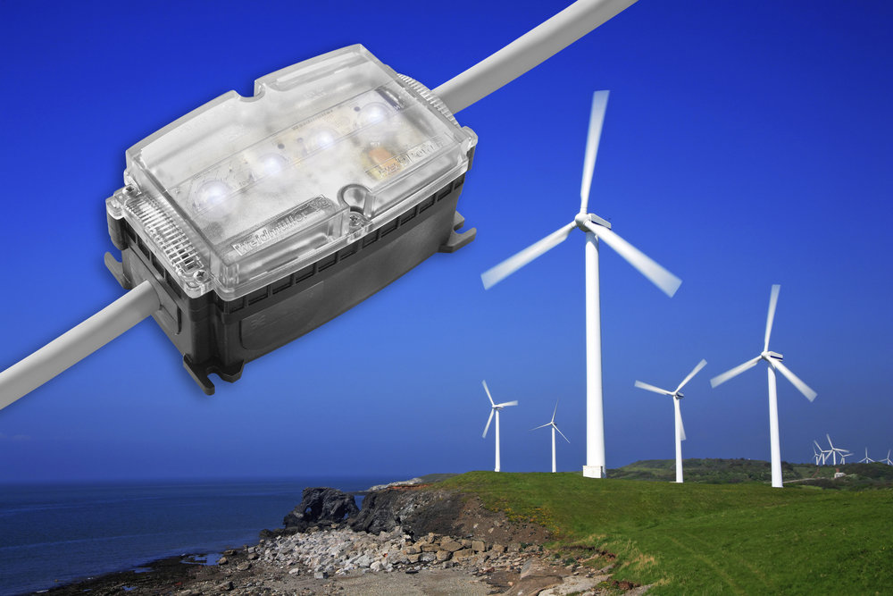 Weidmüller's FieldPower® LED: FieldPower® LED – the robust illumination solution – also ideal for wind turbines. – Energy-efficient basic illumination and a long-lasting service life.